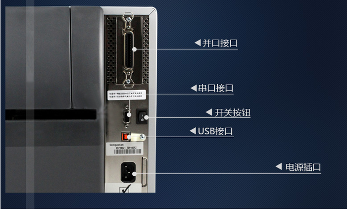 Zebra 斑馬ZT200接口
