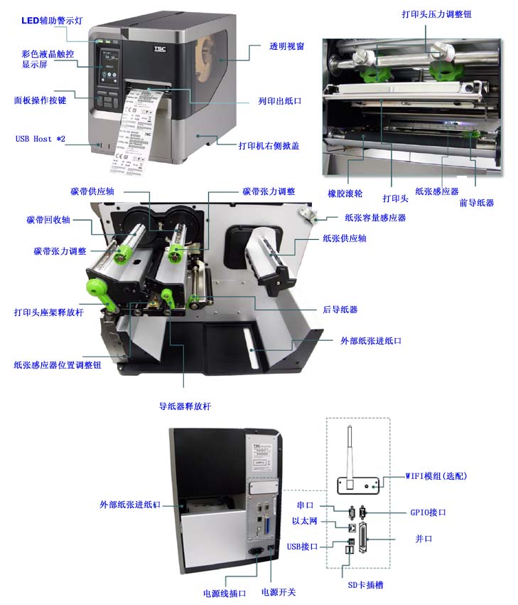 條碼打印機(jī)組件